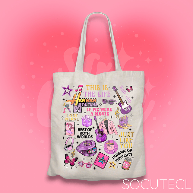 TOTE BAG HANNAH MONTANA 