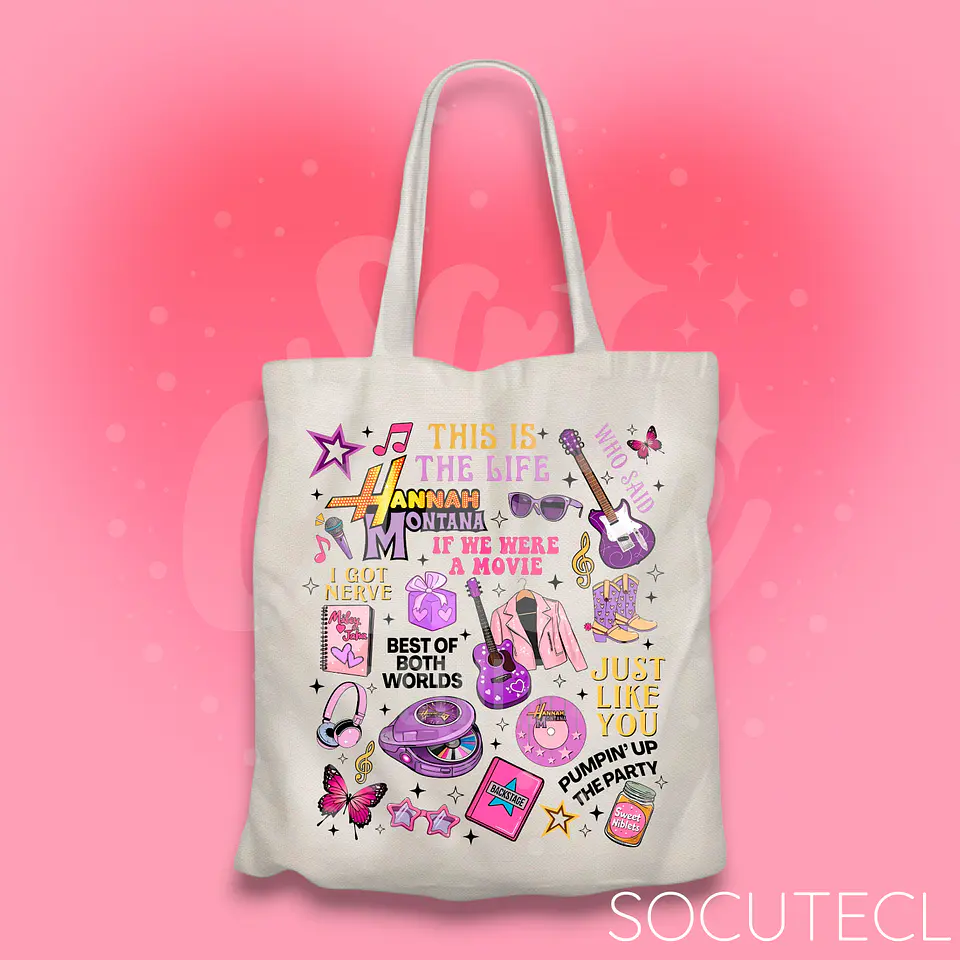 TOTE BAG HANNAH MONTANA  1