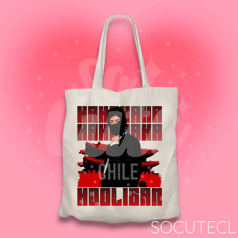 TOTE BAG HA-HA-HA HOOLIGAN JIN 3