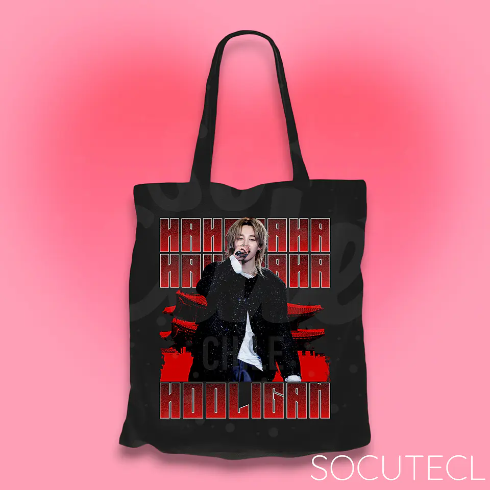 TOTE BAG HA-HA-HA HOOLIGAN JIMIN 1