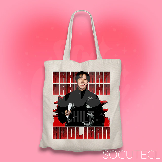 TOTE BAG HA-HA-HA HOOLIGAN J-HOPE