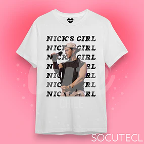 POLERA NICK´S GIRL - BLANCO