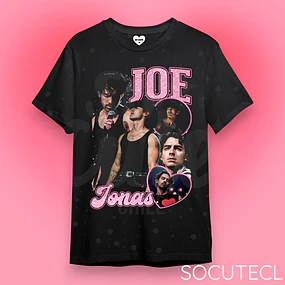 POLERA JOE JONAS DTG + GLITTER