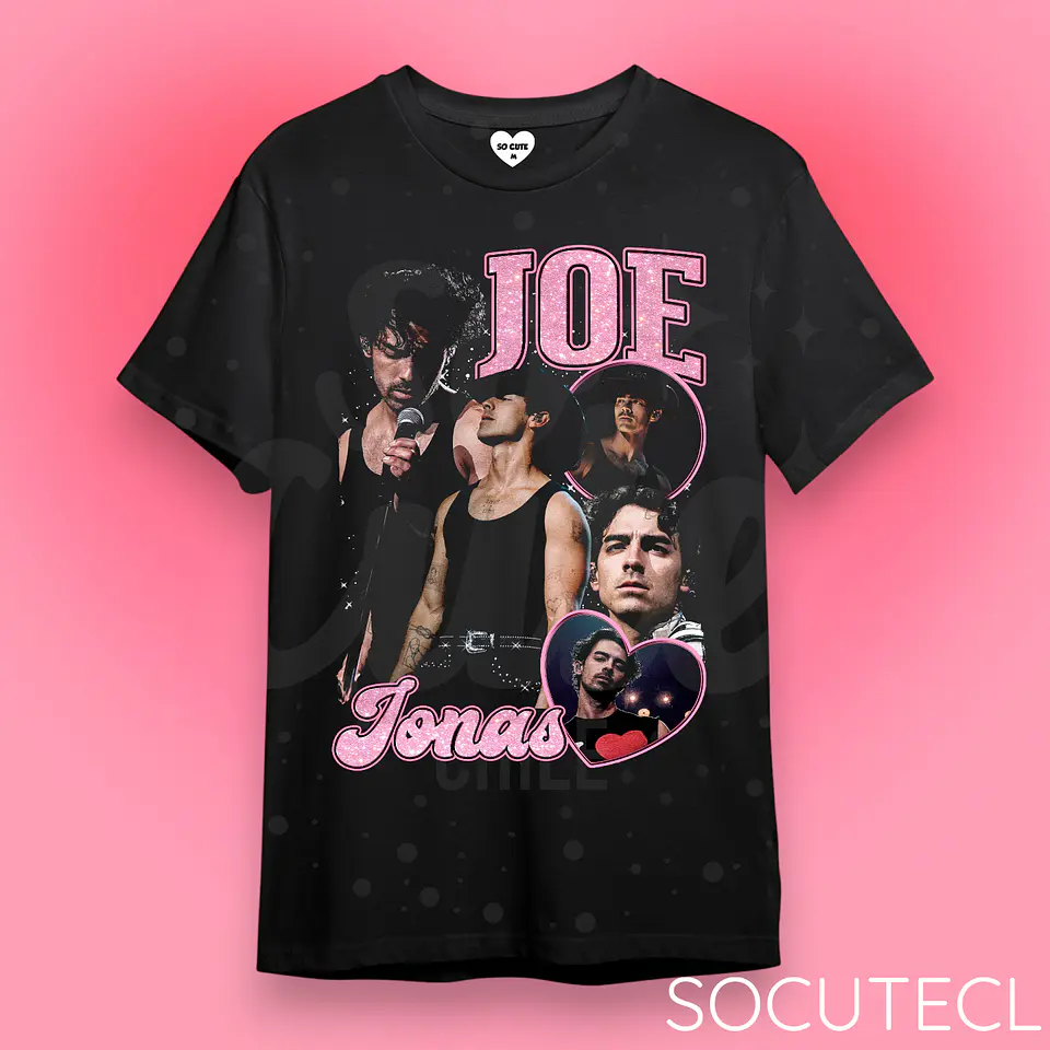 POLERA JOE JONAS DTG + GLITTER 1