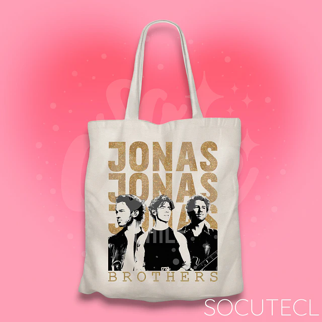 TOTE BAG JONAS BROTHERS <3