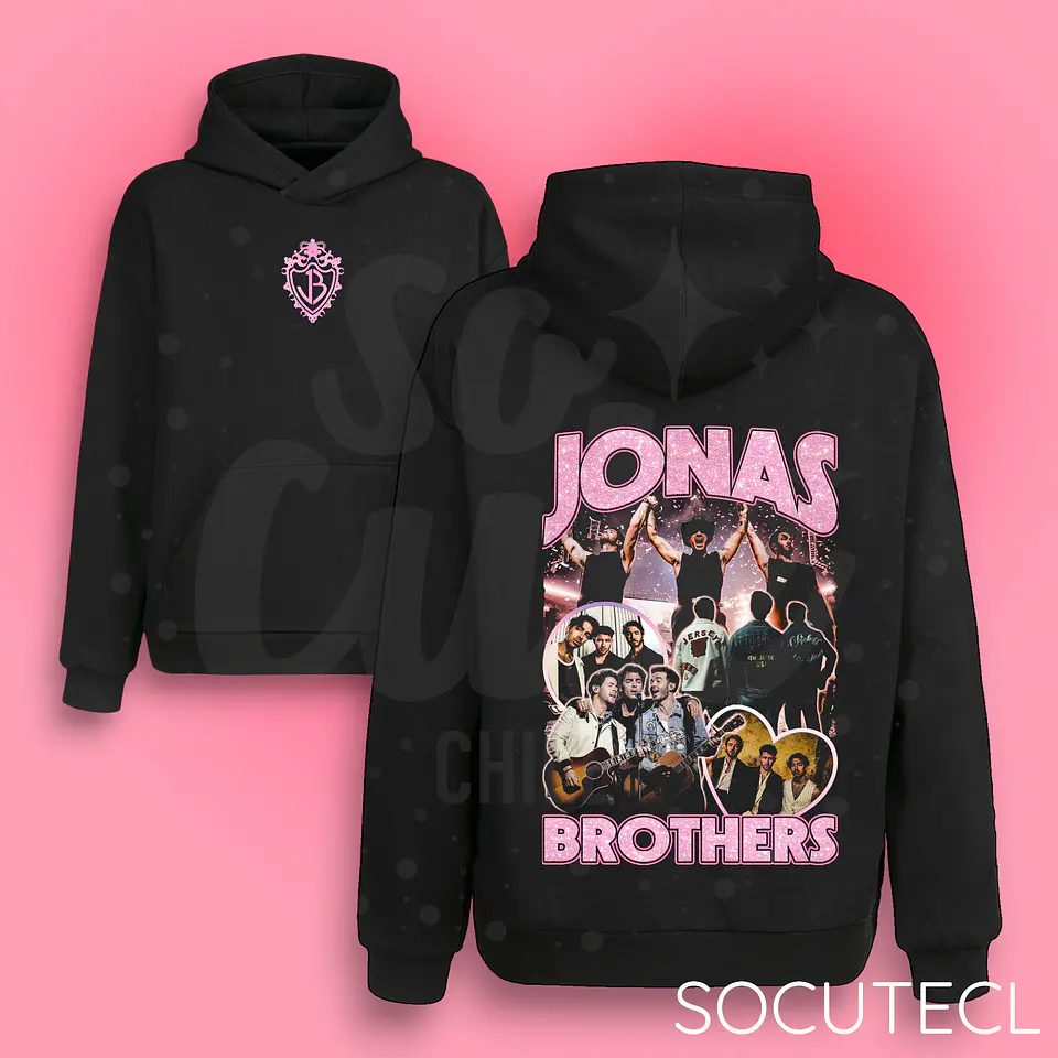 POLERON JONAS BROTHERS DTG + GLITTER 1
