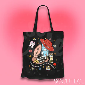 TOTE BAG TS5 001 - NEGRO