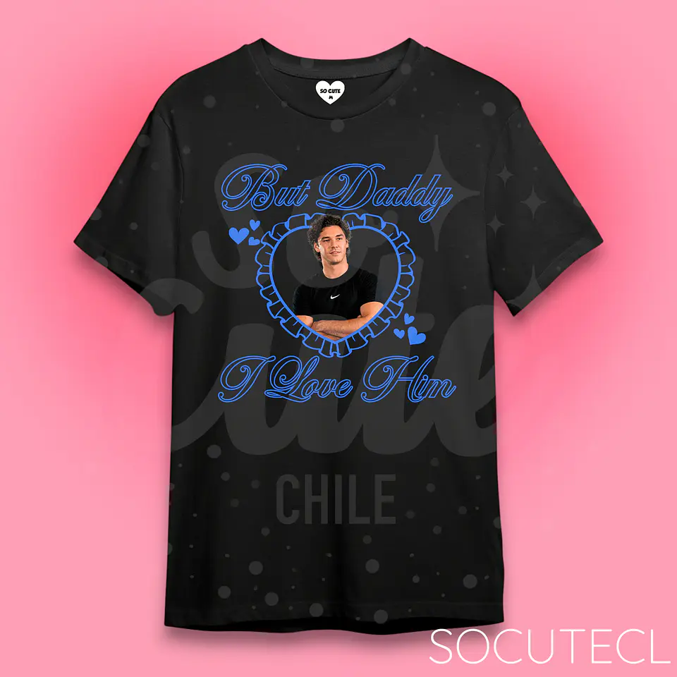 POLERA G. GRAHAM BUT DADDY I LOVE HIM - HOCKEY BOYS 2