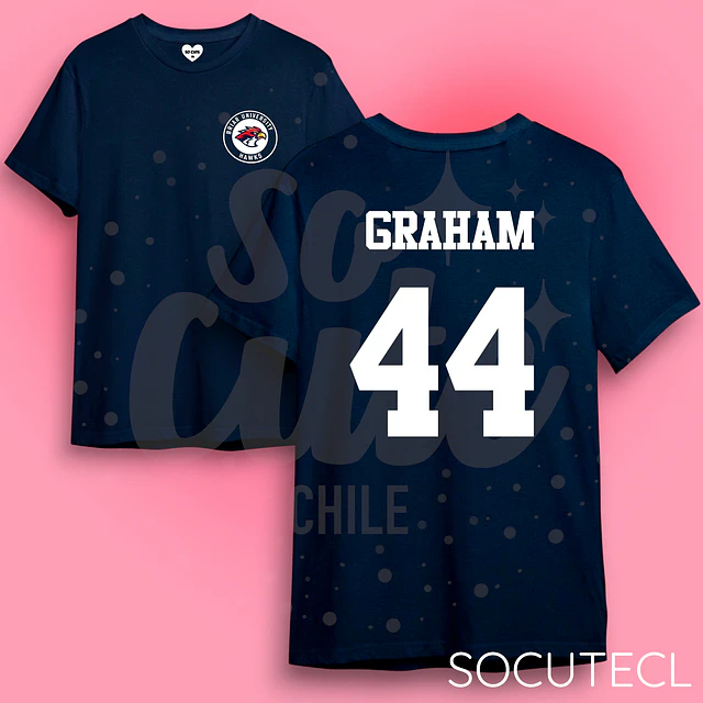 POLERA G. GRAHAM 44 FRENTE + ESPALDA - HOCKEY BOYS