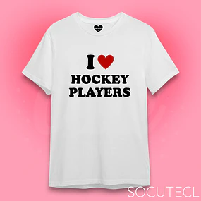POLERA I LOVE HOCKEY PLAYERS - HOCKEY BOYS