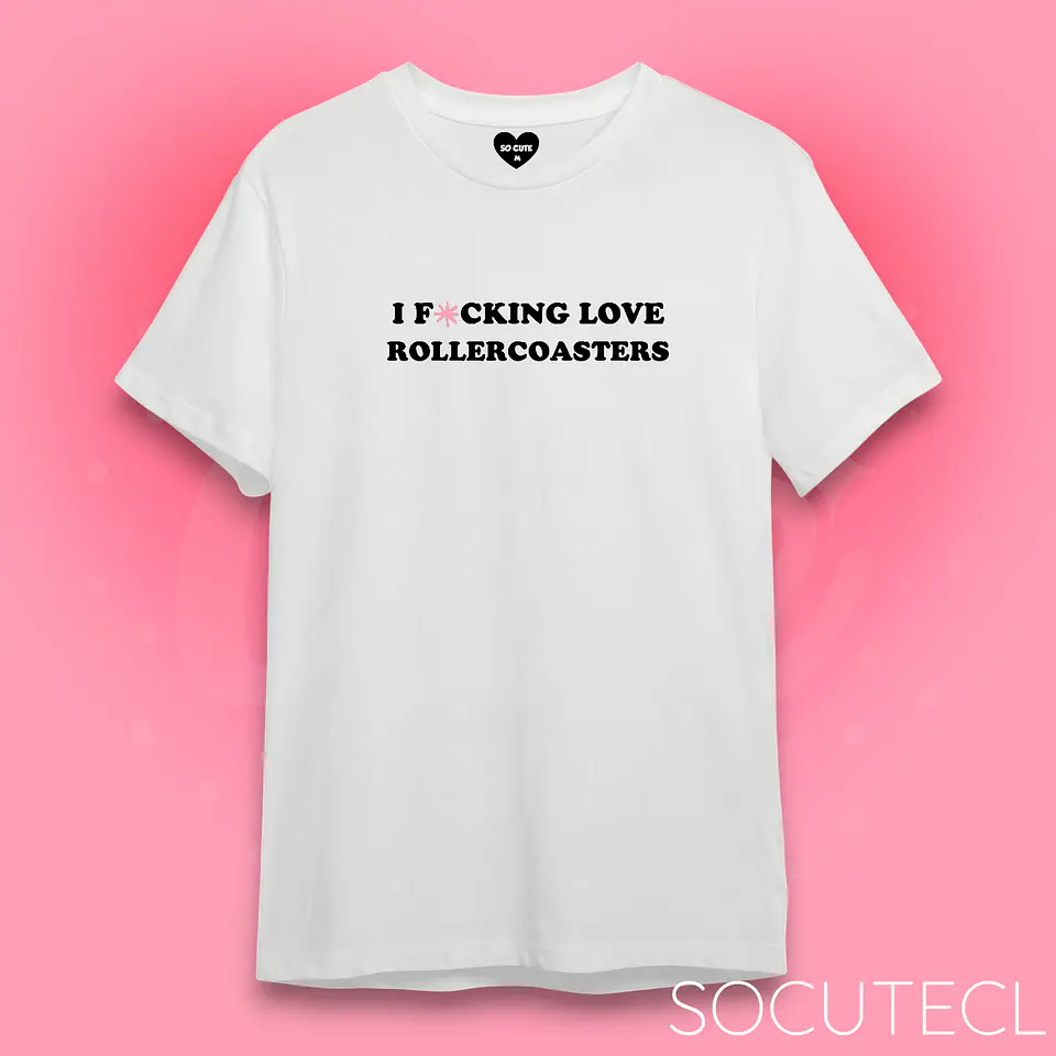 POLERA I F*CKING LOVE ROLLERCOASTERS - HOCKEY BOYS 1