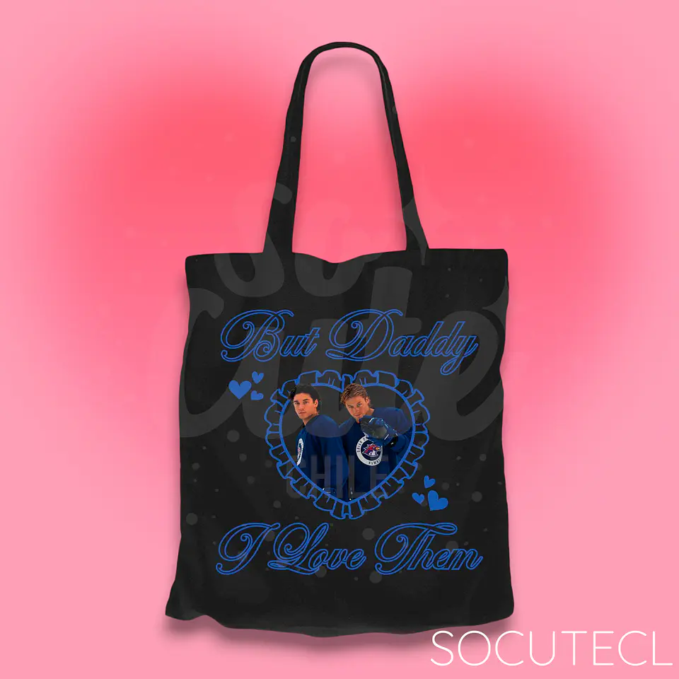 TOTE BAG G + D BUT DADDY I LOVE THEM - HOCKEY BOYS 2
