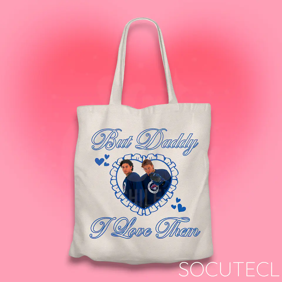 TOTE BAG G + D BUT DADDY I LOVE THEM - HOCKEY BOYS 1