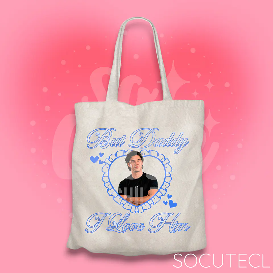 TOTE BAG G. GRAHAM BUT DADDY I LOVE HIM - HOCKEY BOYS 1