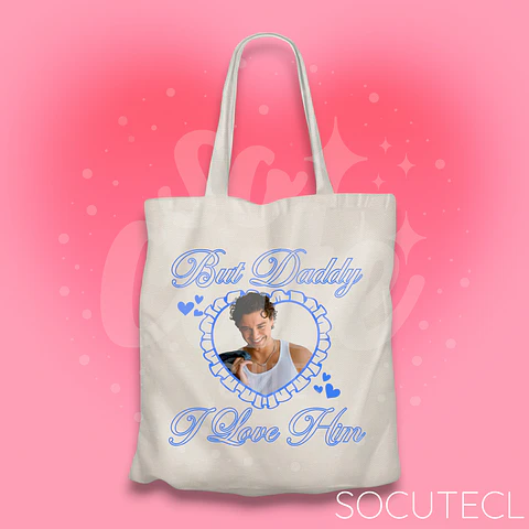 TOTE BAG G. GRAHAM 2 BUT DADDY I LOVE HIM - HOCKEY BOYS