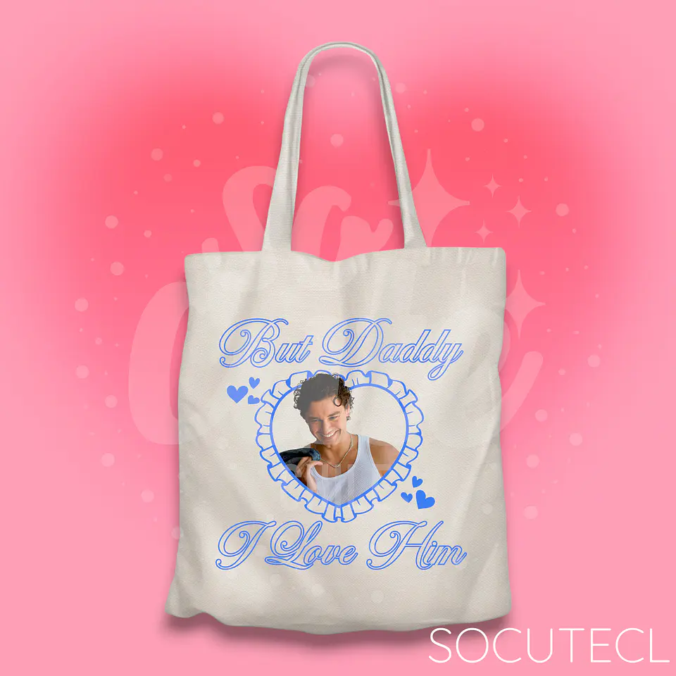 TOTE BAG G. GRAHAM 2 BUT DADDY I LOVE HIM - HOCKEY BOYS 1
