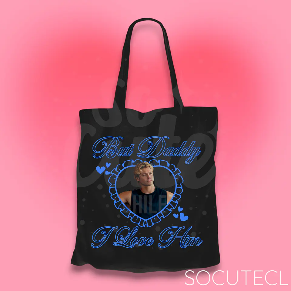 TOTE BAG D. DI LAURENTIS BUT DADDY I LOVE HIM - HOCKEY BOYS 2