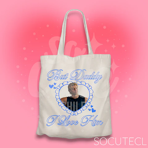 TOTE BAG D. DI LAURENTIS BUT DADDY I LOVE HIM - HOCKEY BOYS