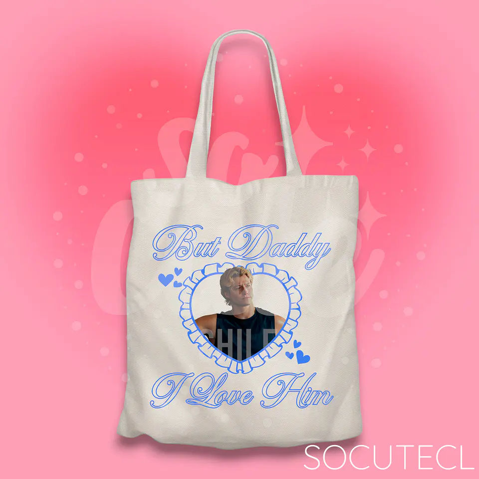 TOTE BAG D. DI LAURENTIS BUT DADDY I LOVE HIM - HOCKEY BOYS 1