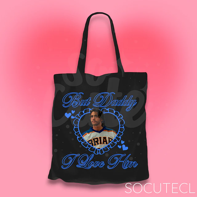 TOTE BAG J. LOGAN BUT DADDY I LOVE HIM - HOCKEY BOYS