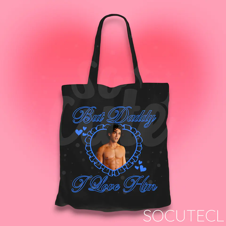 TOTE BAG J. KOHL BUT DADDY I LOVE HIM - HOCKEY BOYS 2