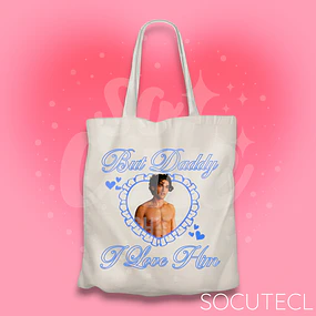 TOTE BAG J. KOHL BUT DADDY I LOVE HIM - HOCKEY BOYS