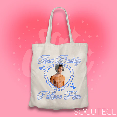 TOTE BAG J. KOHL BUT DADDY I LOVE HIM - HOCKEY BOYS