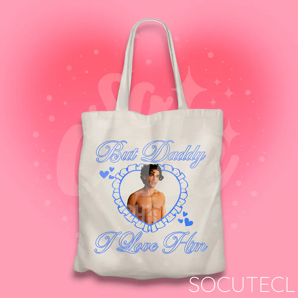 TOTE BAG J. KOHL BUT DADDY I LOVE HIM - HOCKEY BOYS 1