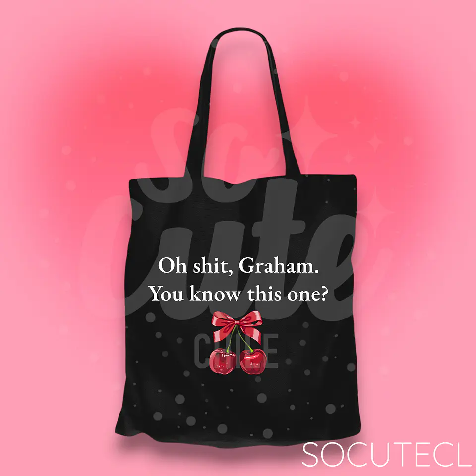TOTE BAG OH SHIT, GRAHAM. YOU KNOW THIS ONE? - HOCKEY BOYS 2