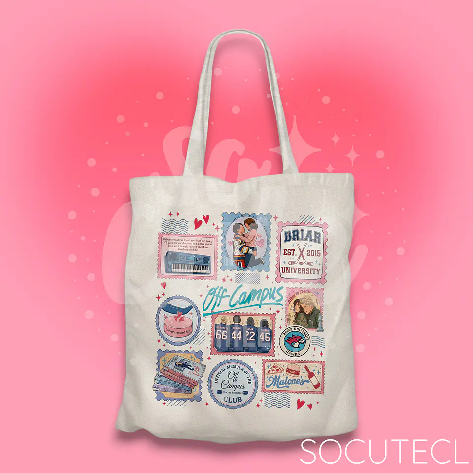 TOTE BAG STAMPS - HOCKEY BOYS 1