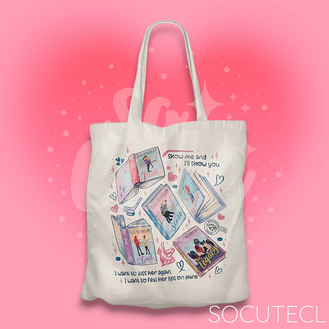 TOTE BAG BOOKISH - HOCKEY BOYS