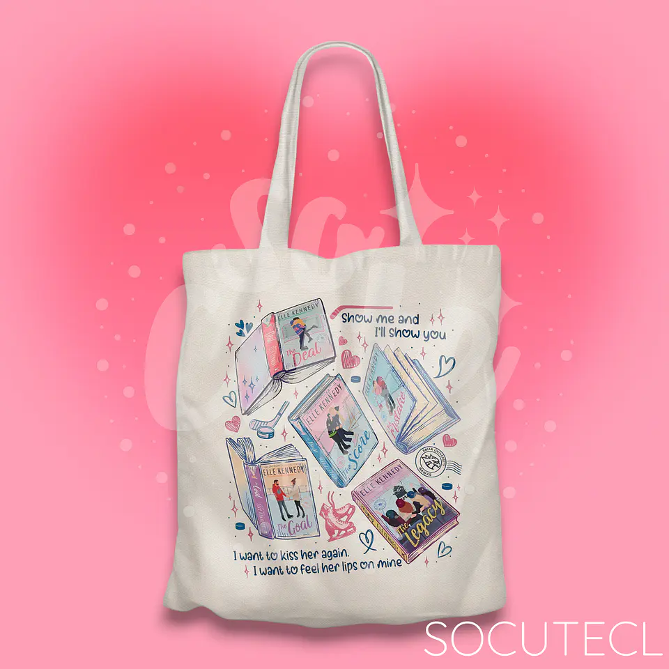 TOTE BAG BOOKISH - HOCKEY BOYS 1