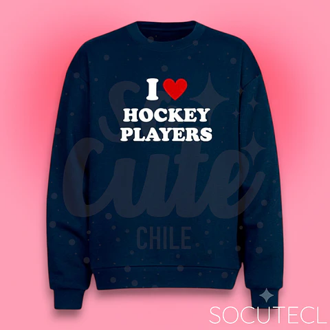 POLERON  I LOVE HOCKEY PLAYERS - HOCKEY BOYS