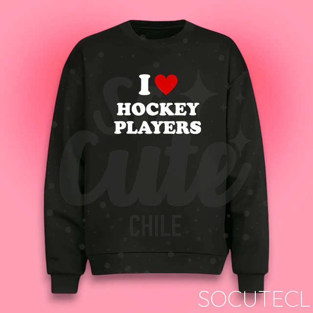 POLERON  I LOVE HOCKEY PLAYERS - HOCKEY BOYS