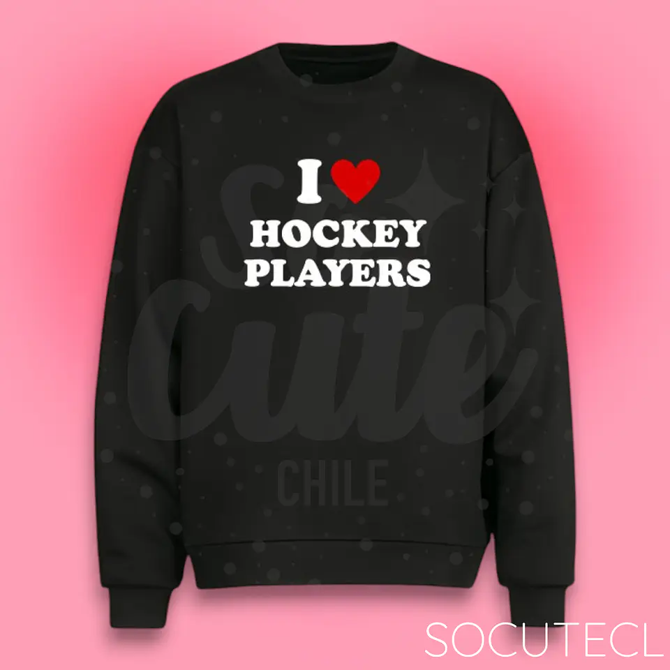 POLERON  I LOVE HOCKEY PLAYERS - HOCKEY BOYS 2