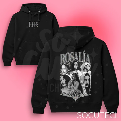 POLERON FRENTE + ESPALDA - ROSALÍA GLITTER B/N