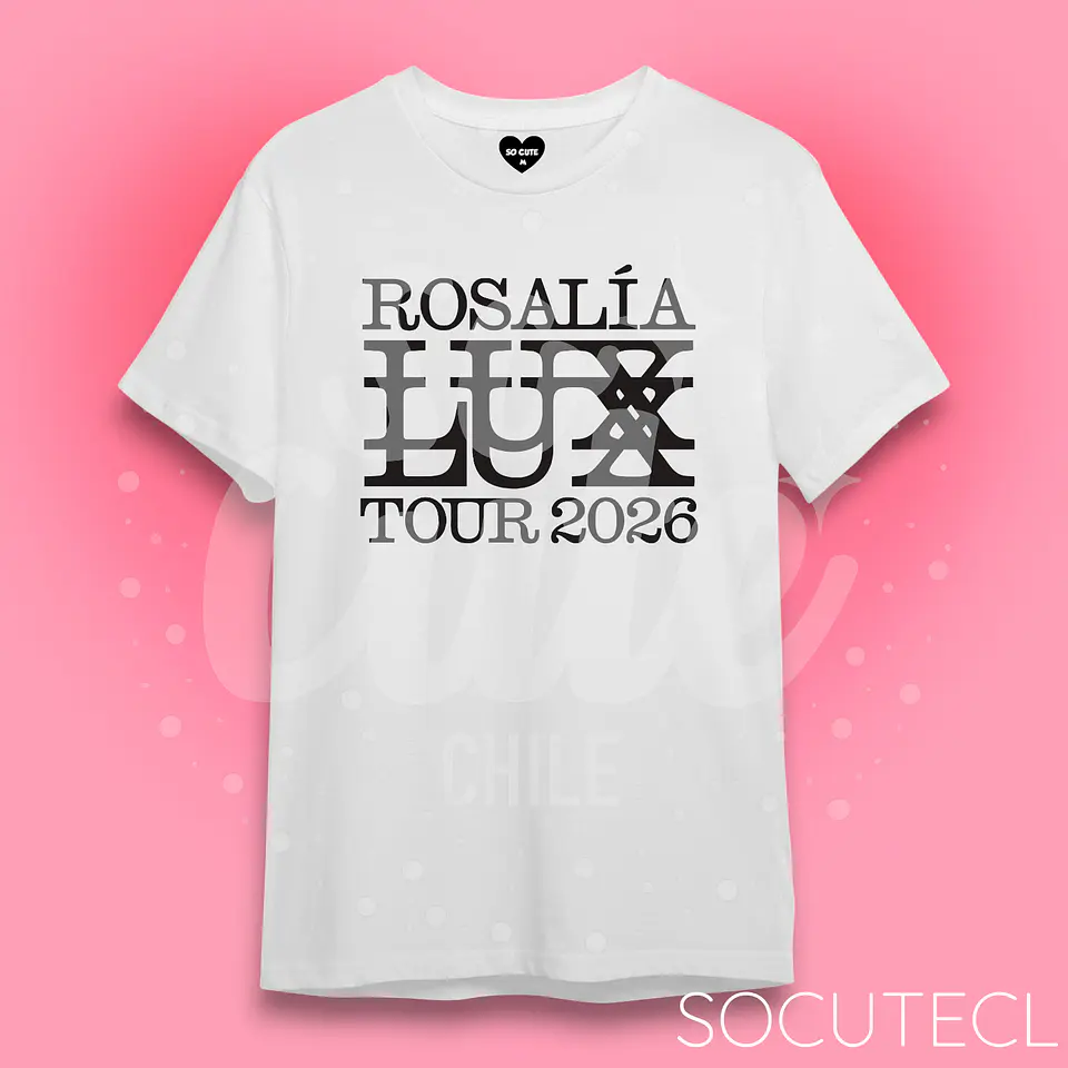 POLERA ROSALIA LUX TOUR 2026 2