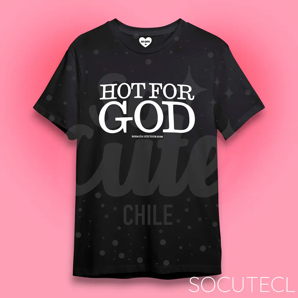 POLERA HOT FOR GOD 1