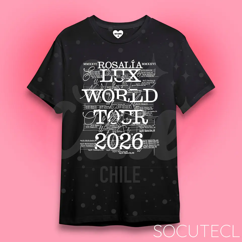 POLERA LUX WORLD TOUR 1