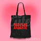TOTE BAG RED FLAG ANDANTE - Miniatura 1