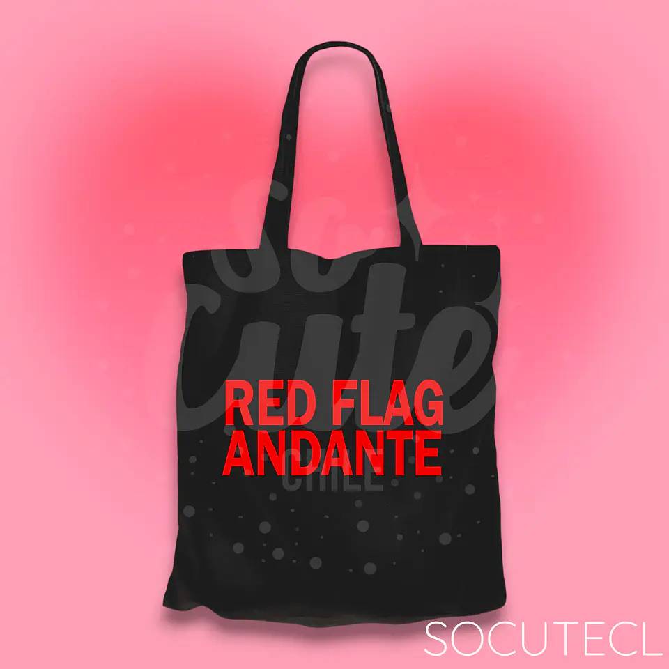 TOTE BAG RED FLAG ANDANTE 1