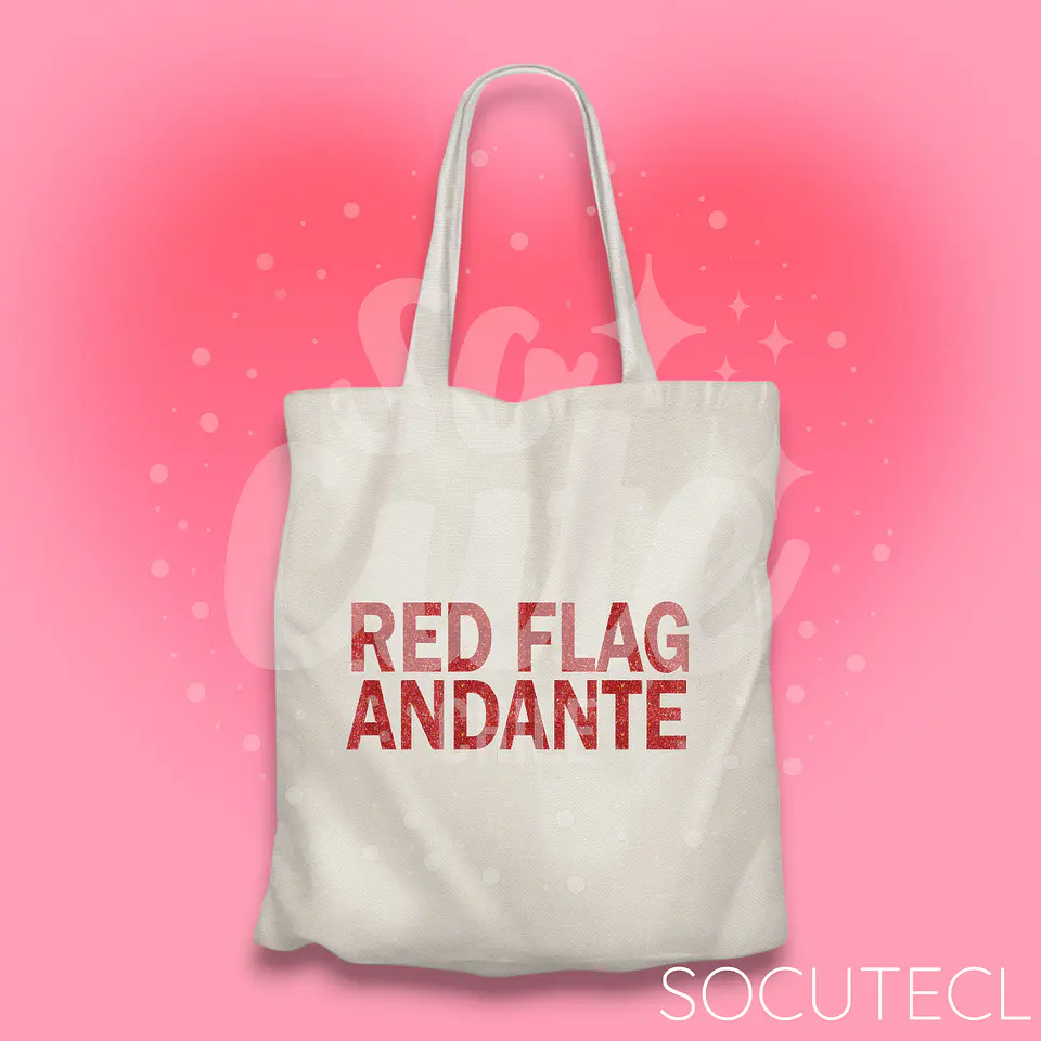 TOTE BAG RED FLAG ANDANTE 4