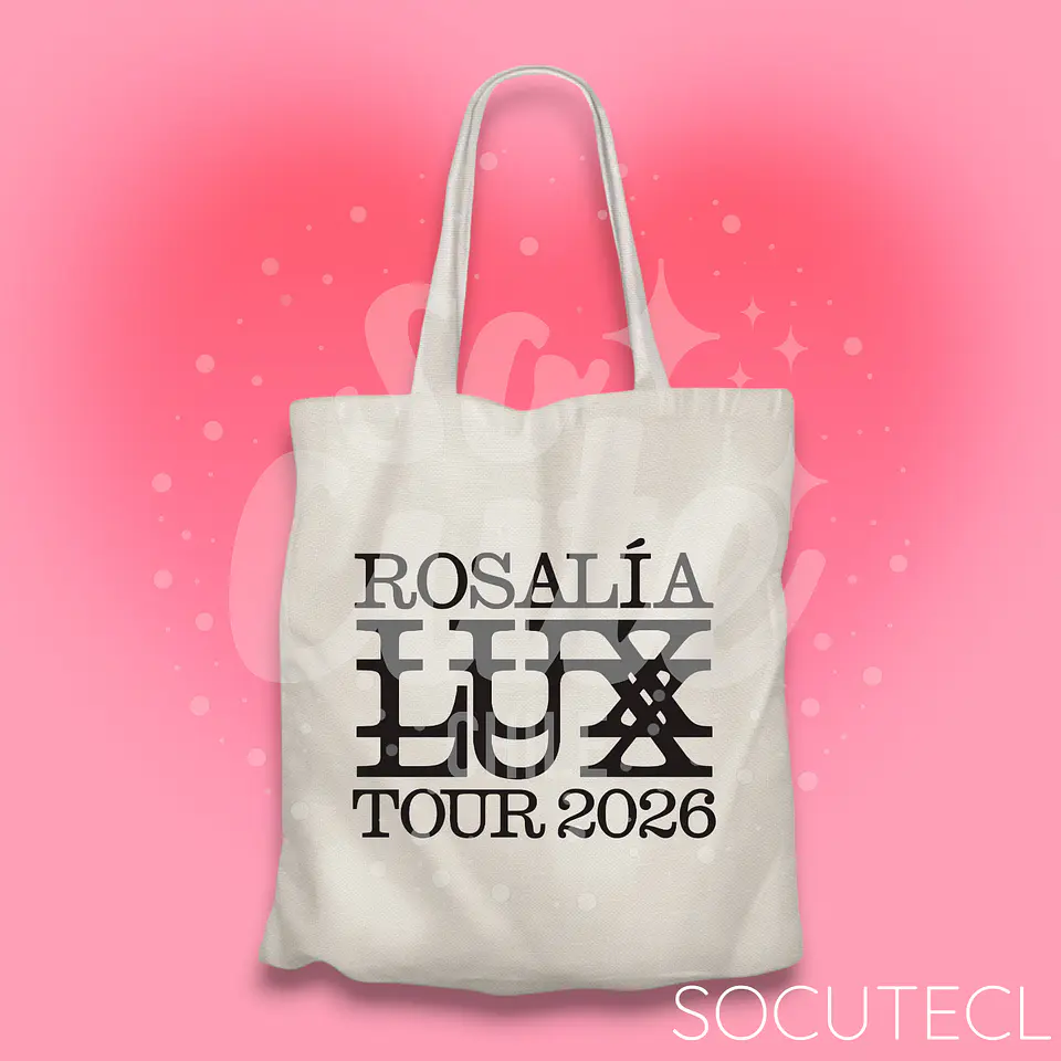 TOTE BAG ROSALÍA LUX TOUR 2
