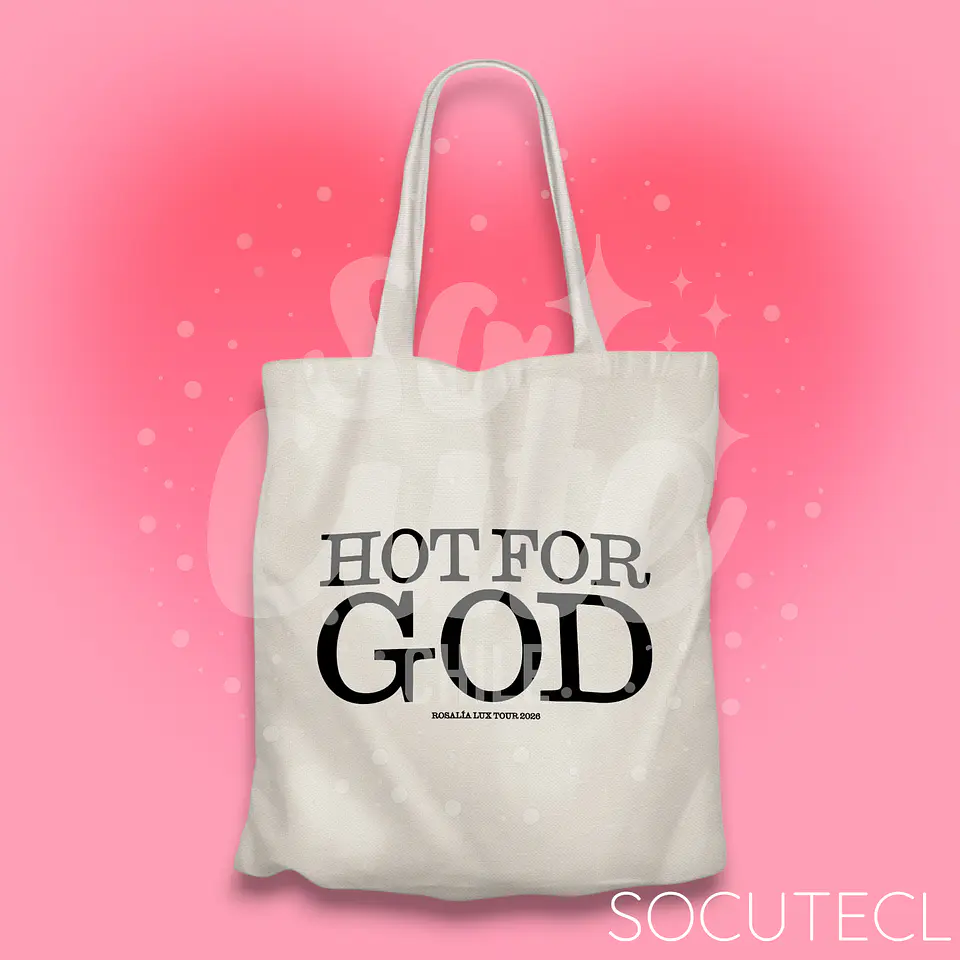 TOTE BAG HOT FOR GOD 2