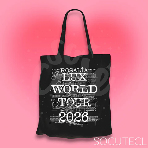 TOTE BAG LUX WORLD TOUR