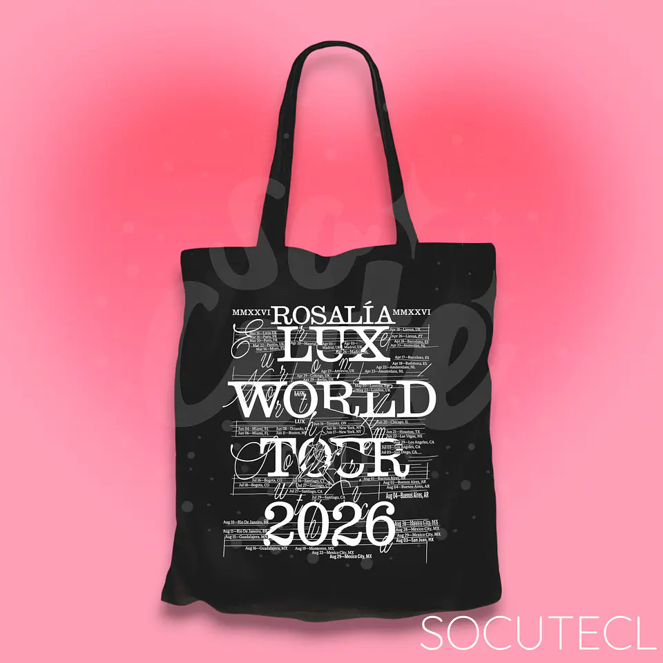 TOTE BAG LUX WORLD TOUR 1