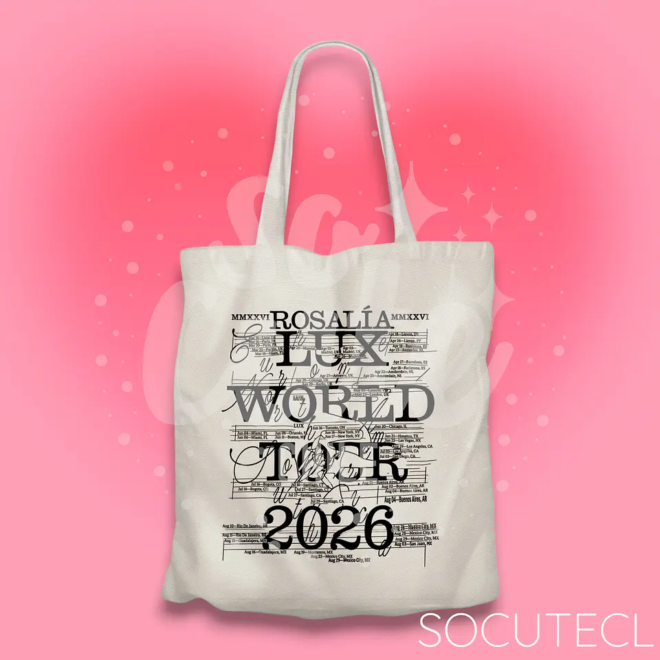 TOTE BAG LUX WORLD TOUR 2