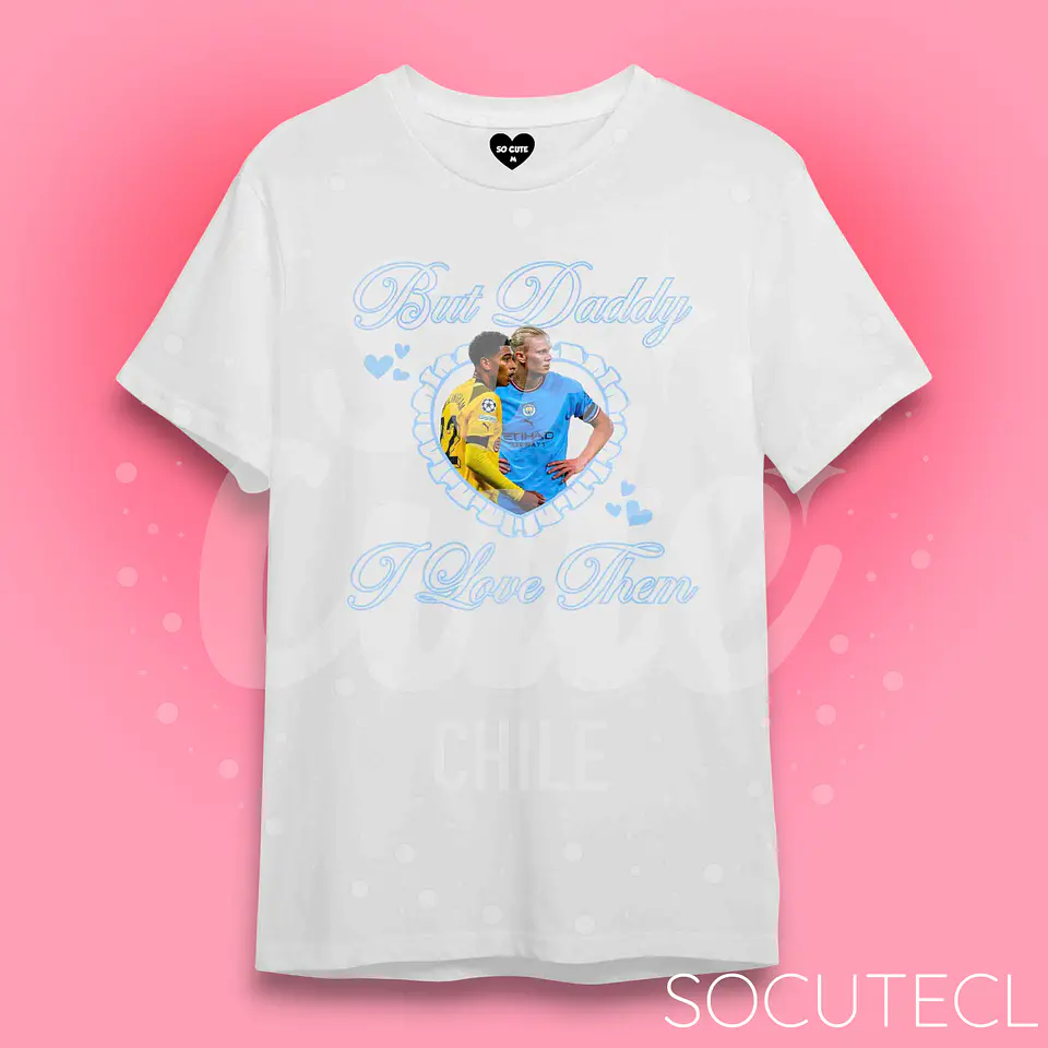 POLERA BUT DADDY I LOVE THEM HAALLINGHAM (HAALAND/BELLINGHAM) 8