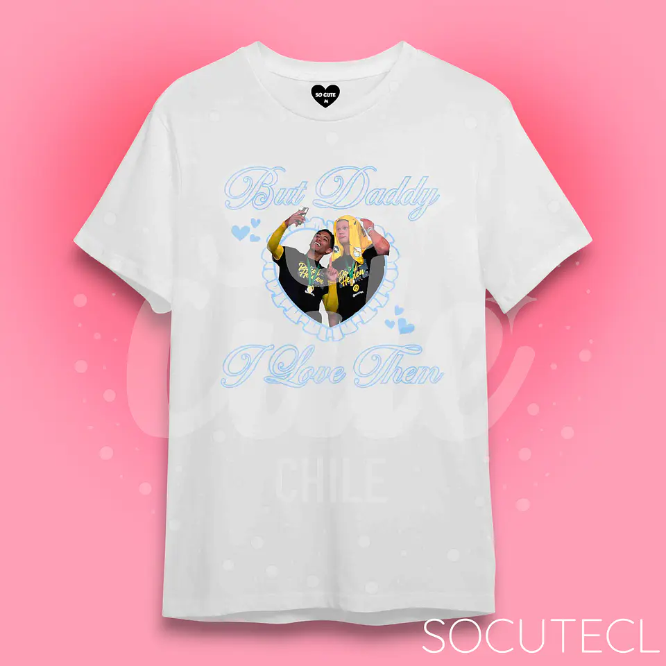 POLERA BUT DADDY I LOVE THEM HAALLINGHAM (HAALAND/BELLINGHAM) 7