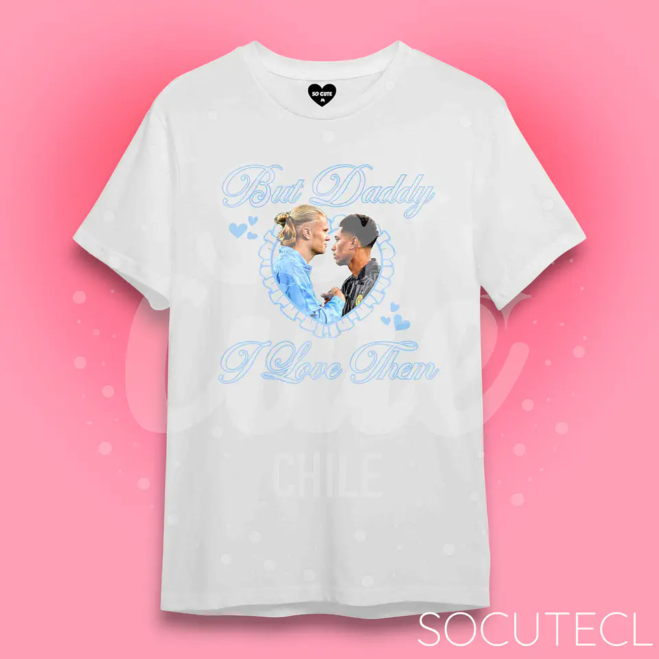 POLERA BUT DADDY I LOVE THEM HAALLINGHAM (HAALAND/BELLINGHAM) 5